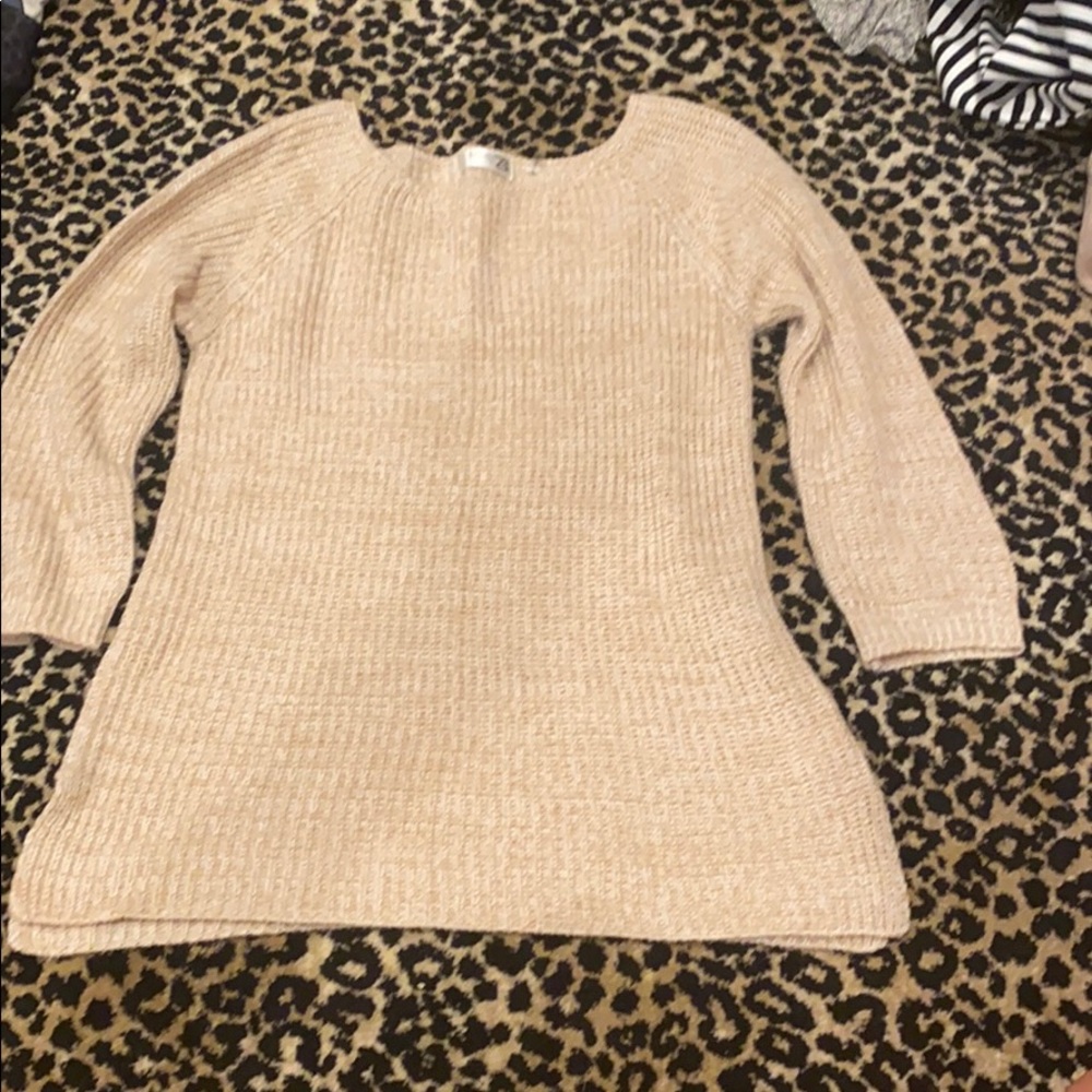 Tan Knit Sweater